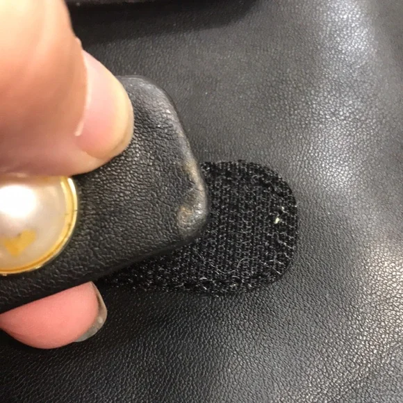 Karl Lagerfeld Brittie Embellished Pearls Women's 8M Peep Toe Black Booties - Picture 10 of 16